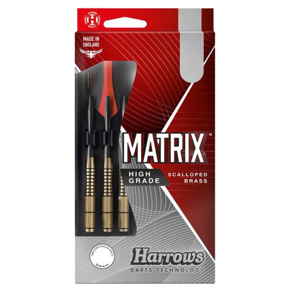 Fléchettes Harrows Matrix 18 GK – Pointe Nylon – Lot de 3-3