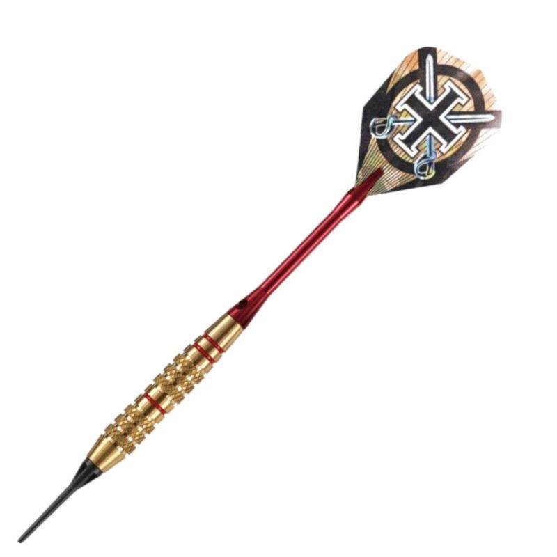 Fléchettes Harrows Corsair Rouge 18 GK Pointe Nylon
