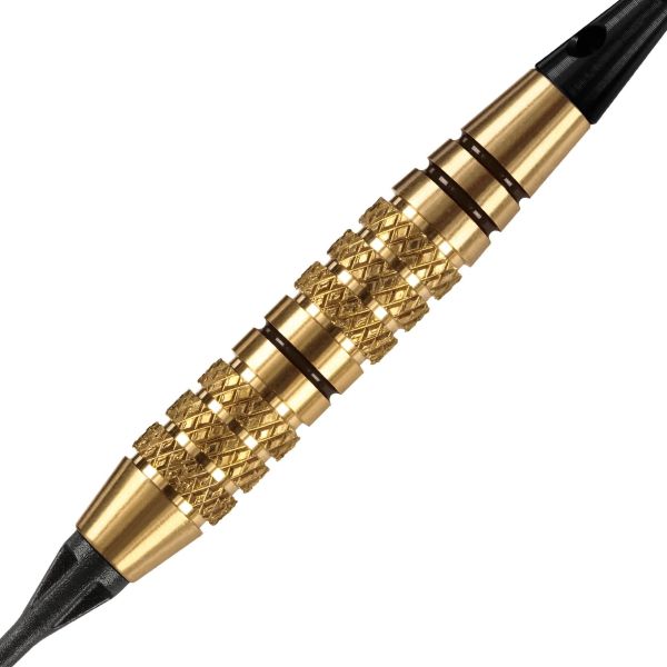 Fléchettes Harrows Corsair Noir 18 GK – Pointe Nylon – Lot de 3-0