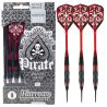 Fléchettes Harrows Pirate Rouge 16 GK Pointe Nylon