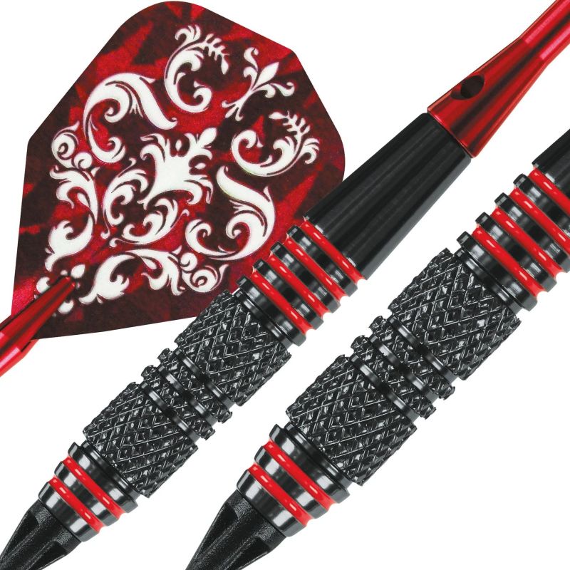 Fléchettes Harrows Pirate Rouge 16 GK Pointe Nylon