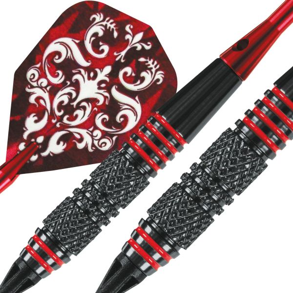 Fléchettes Harrows Pirate Rouge 16 GK – Pointe Nylon – Lot de 3-2