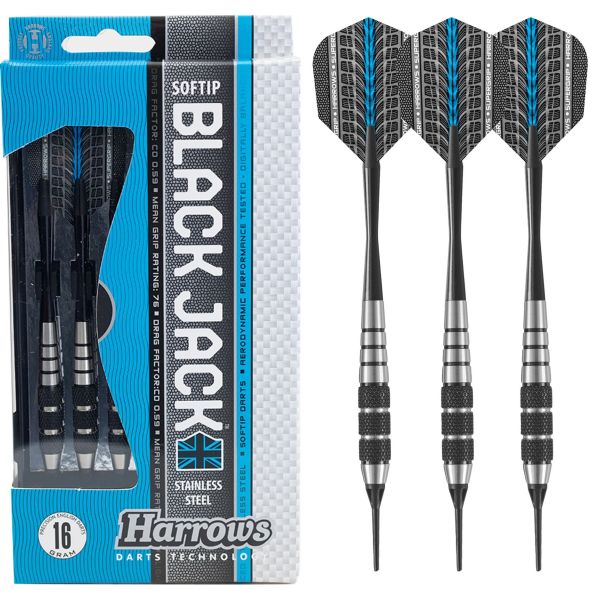 Fléchettes Harrows Black...