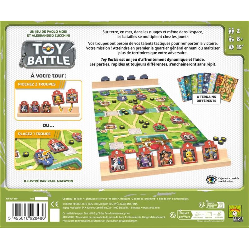 Toy Battle – Jeu de stratégie à 2 – As d’Or 2026
