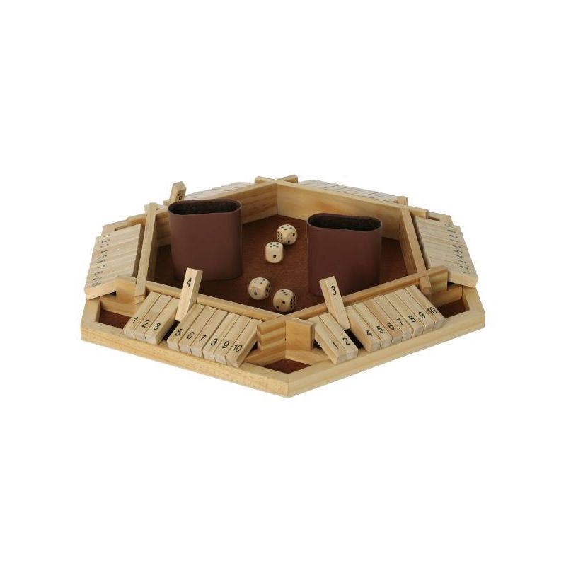 Shut the Box en bois – Version 6 joueurs