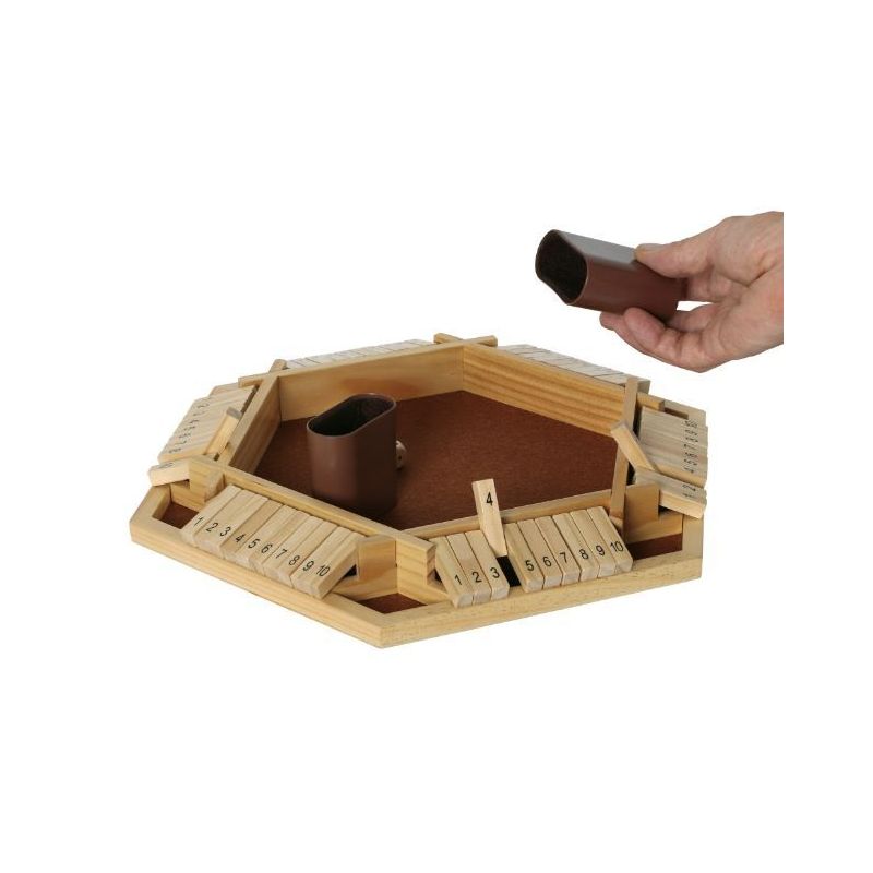 Shut the Box en bois – Version 6 joueurs