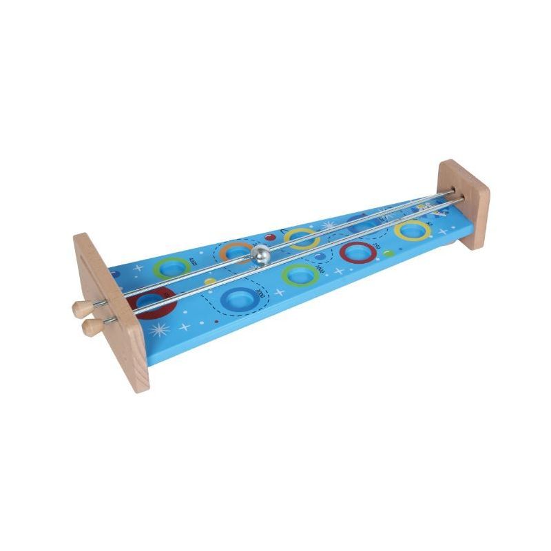 Roule Planète Bowling - Jeu en bois 2 en 1 | Roll-Up & Bowling Spatial