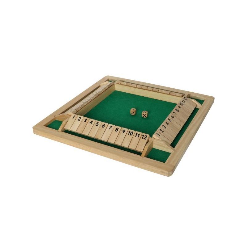 Shut the Box XXL en bois pour 4 joueurs – Bartl