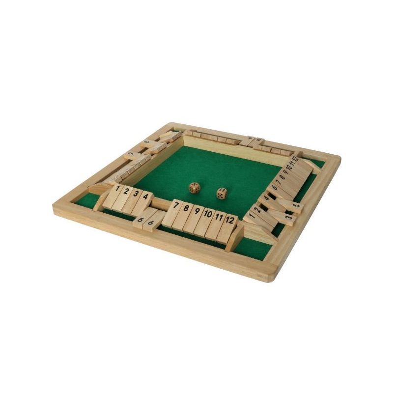 Shut the Box XXL en bois pour 4 joueurs – Bartl