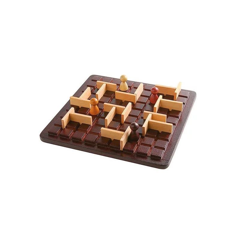 Quoridor mini — jeu de stratégie en bois format voyage