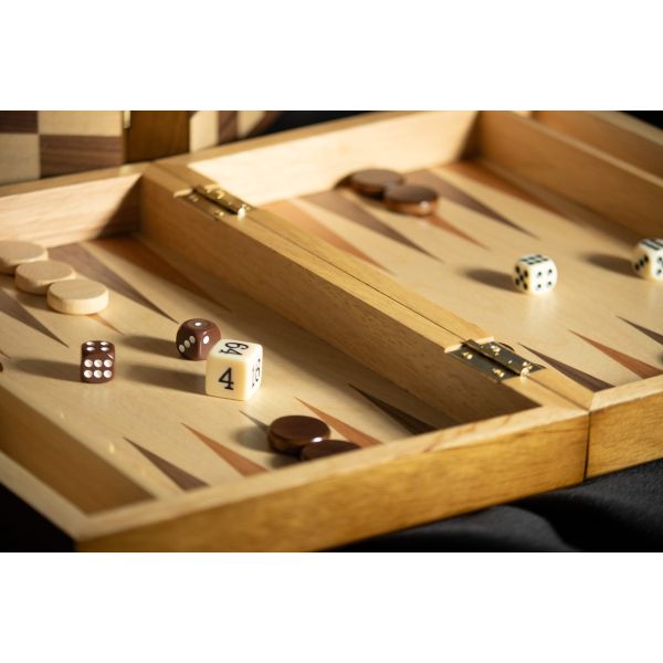Echec Backgammon et dames voyage-3