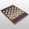 Coffret échecs, dames, backgammon voyage - bois massif