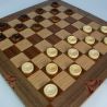 Coffret échecs dames et backgammon en marqueterie