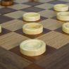 Coffret échecs dames et backgammon en marqueterie