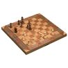 Coffret échecs dames et backgammon en marqueterie