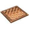 Coffret échecs dames et backgammon en marqueterie