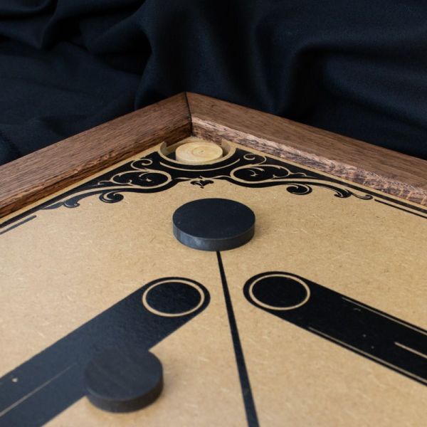 Billard indien cadre en chêne : le billard qui ne prend pas de place-4