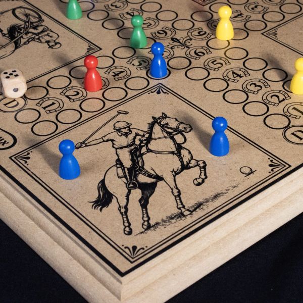Jeux des petits chevaux serigraphie-3