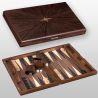 Backgammon en bois avec marqueterie — grand format