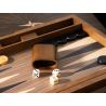 Backgammon en bois avec marqueterie — grand format