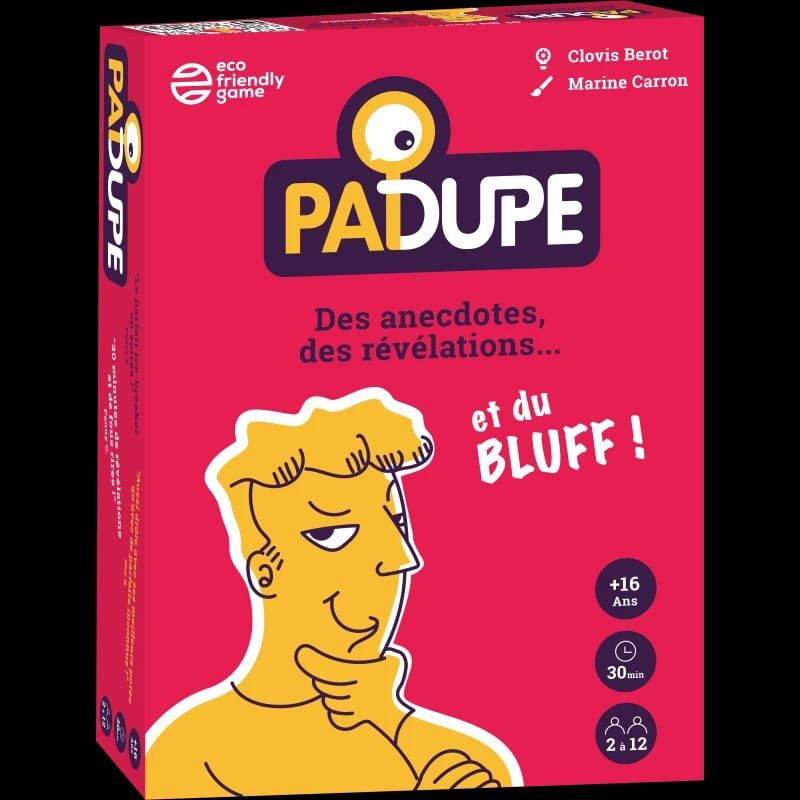 Padupe - jeu de bluff et d'anecdotes entre amis
