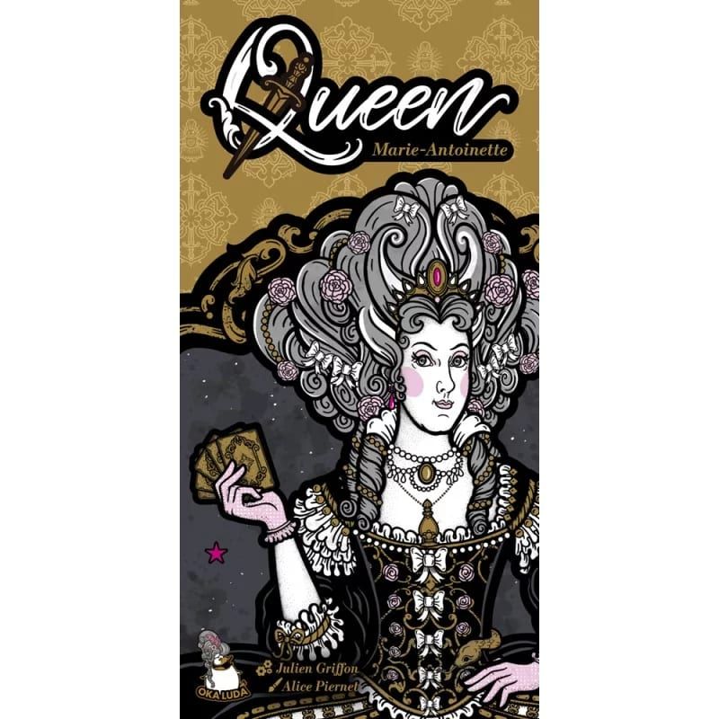 Face de la boîte de Queen Marie-Antoinette avec le portrait de la reine