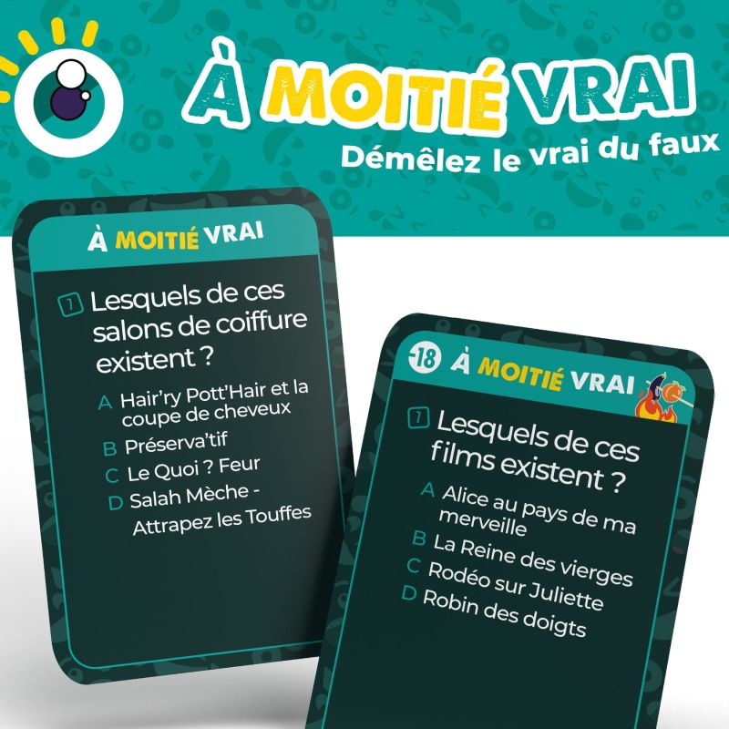 Insolito – jeu de quiz par équipes, 2 à 8 joueurs