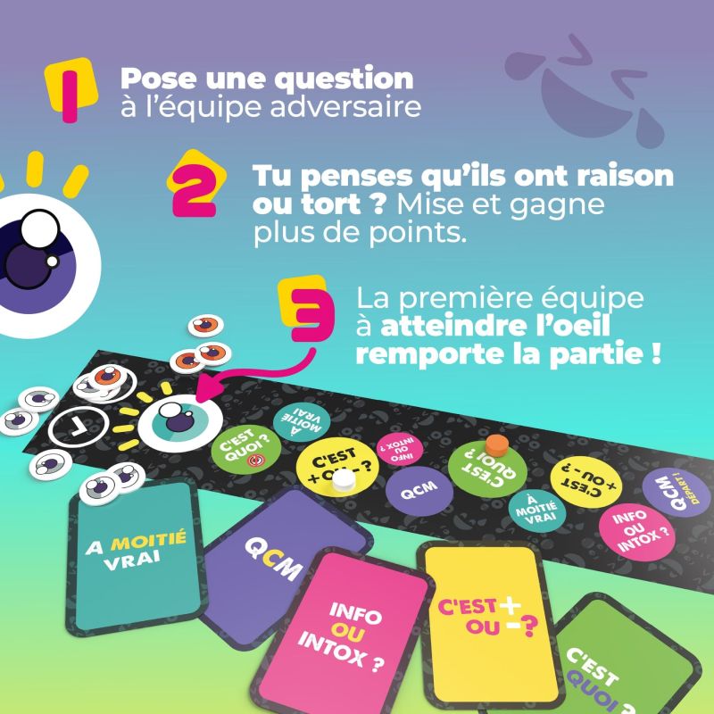 Insolito – jeu de quiz par équipes, 2 à 8 joueurs