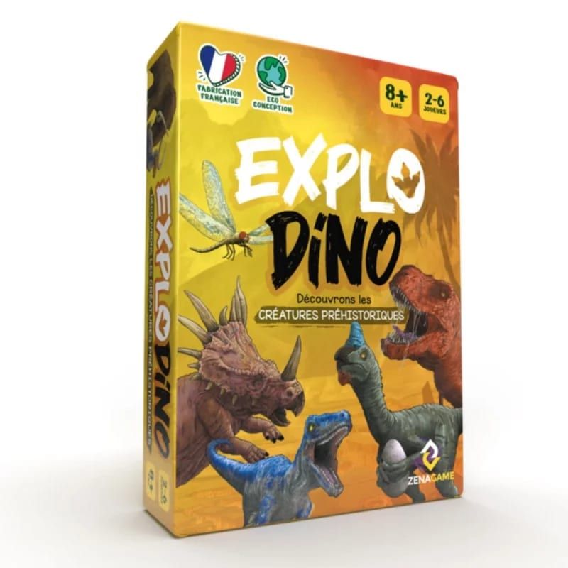 Explodino - jeu de devinette dinosaures dès 8 ans