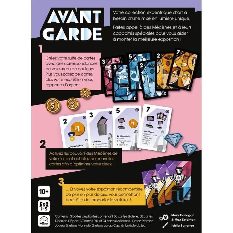 Avant Garde Gigamic - jeu de deckbuilding mécénat artistique