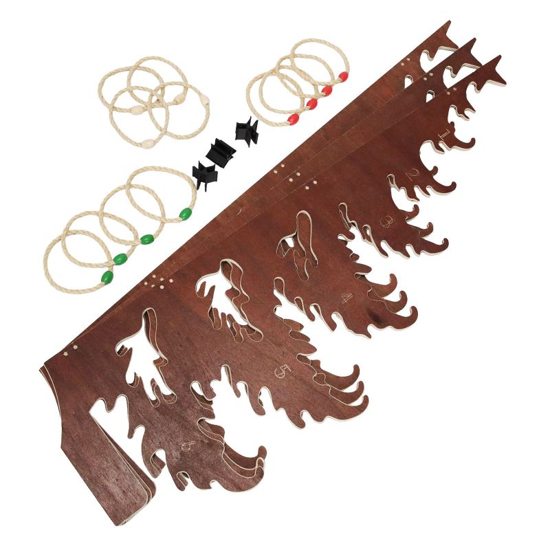Ringo Sapin — Jeu d'anneaux en bois de Noël | Tradijeux