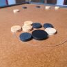Billard indien carrom en chêne massif - déstockage