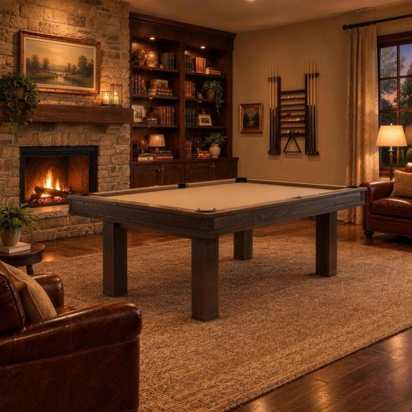 Billard de salon Loft en bois massif, collection Excellence-4