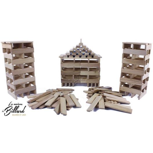 Jouet en bois construction par planchettes