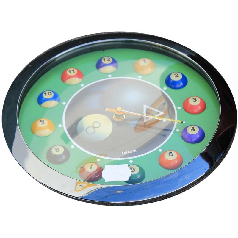 Horloge Billard 8 Pool