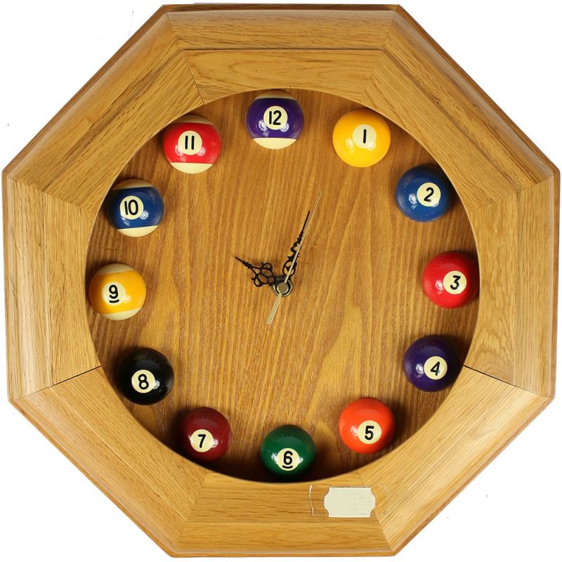 Horloge Hexagonale Bois