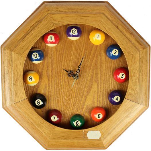 Horloge Hexagonale Bois