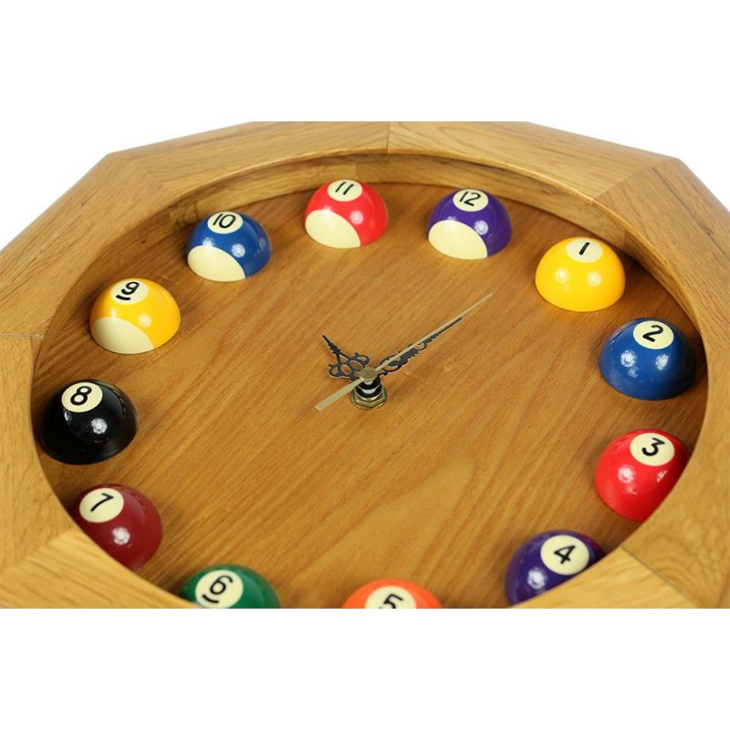 Horloge Hexagonale Bois