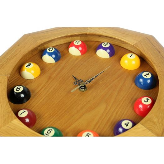 Horloge Hexagonale Bois