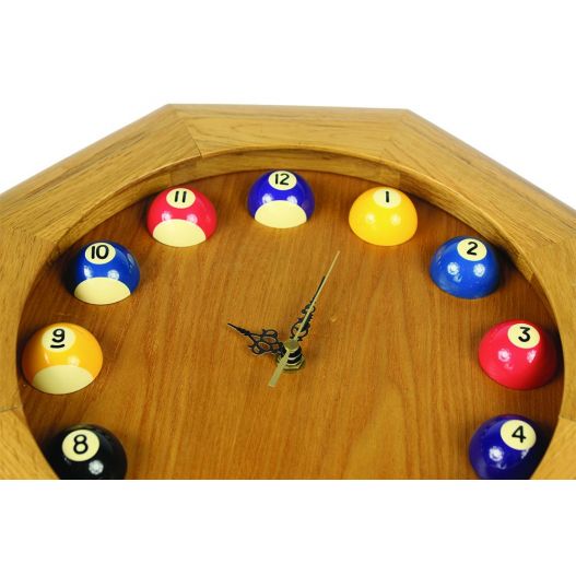 Horloge Hexagonale Bois