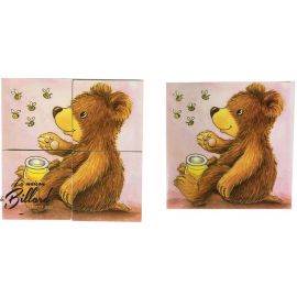 Puzzle cubes animaux