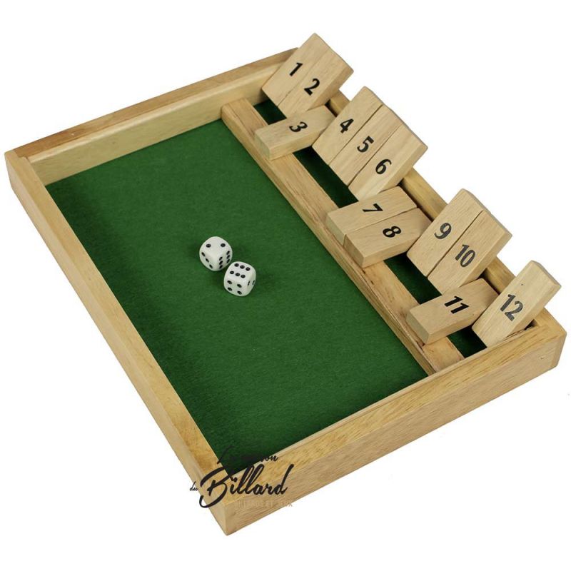 Jeu en bois, Fermez La Boite 12 clapets