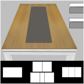 Plateau de table ST bord à...