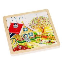 puzzle en bois 4 saisons