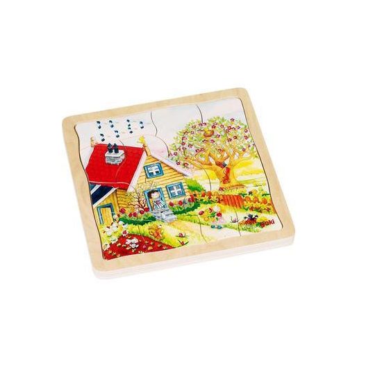 puzzle en bois 4 saisons