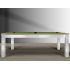 Table de Billard moderne Trendy, Finition metal brosse et bois
