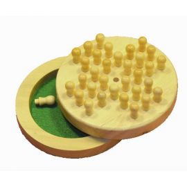 Mini solitaire en bois