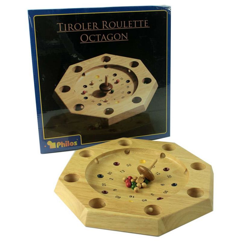 Ancien jeu de chance, roulette en bois - ZazouBroc