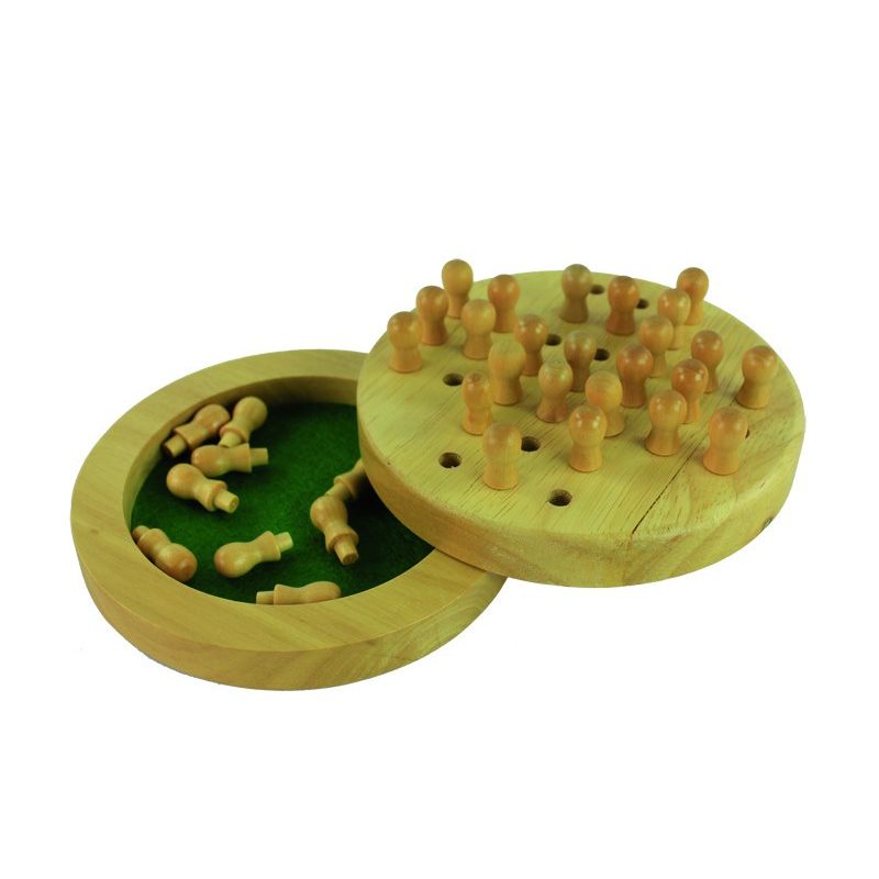 Mini solitaire en bois