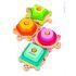 Tortues Puzzle Formes - Jeu Éducatif en Bois pour Éveiller les Sens des Enfants